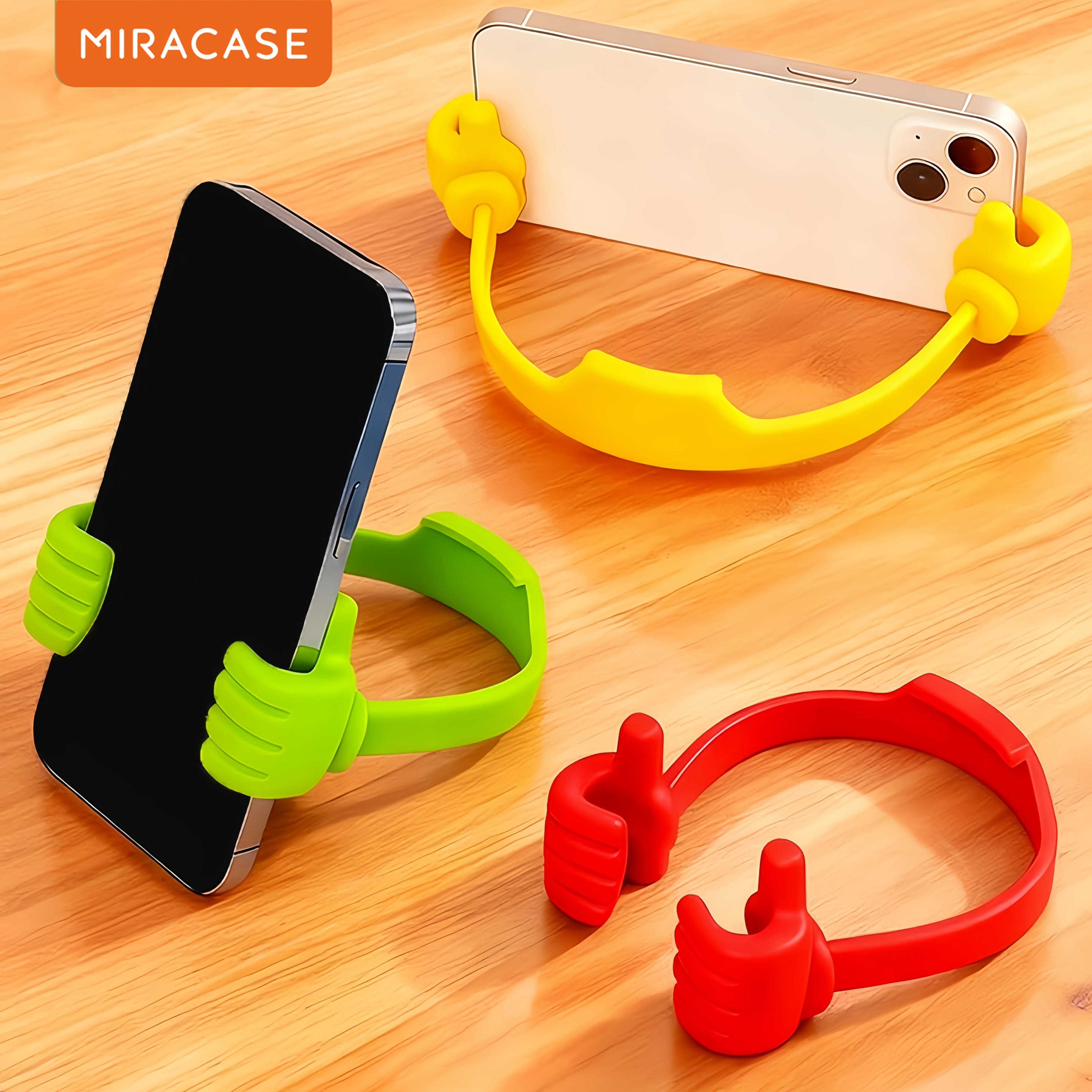 geschenkideen für teenager jungen mädchen: handyhalter upgrade für männer erwachsene kinder verstellbarer lazy thumbs up handyhalter für den schreibtisch coole gadgets   für ihn ehefrau