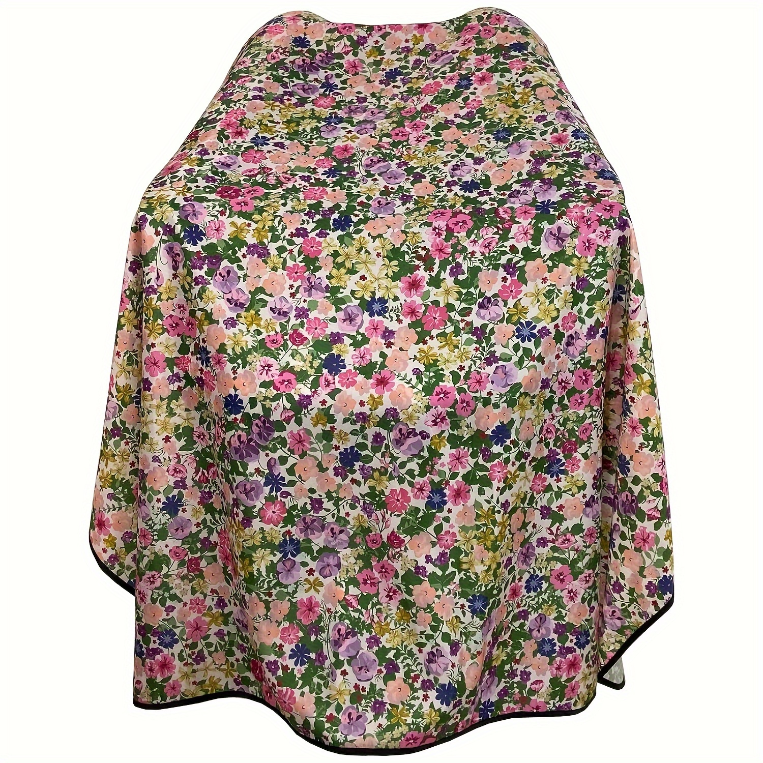 

Floral Printed Haircut Cape, Professional Hair Cutting Cape With Snap, Waterproof And Lightweight, Hair Cutting Tools