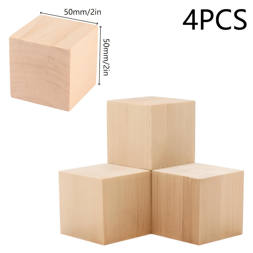 

Wood Carving Blocks 4/8/12pcs Wood For Carving - Large Wood Carving Blocks 2"x2"x2" Wood Crafts Blank Wood Carving Blocks - Craft Wood Blocks