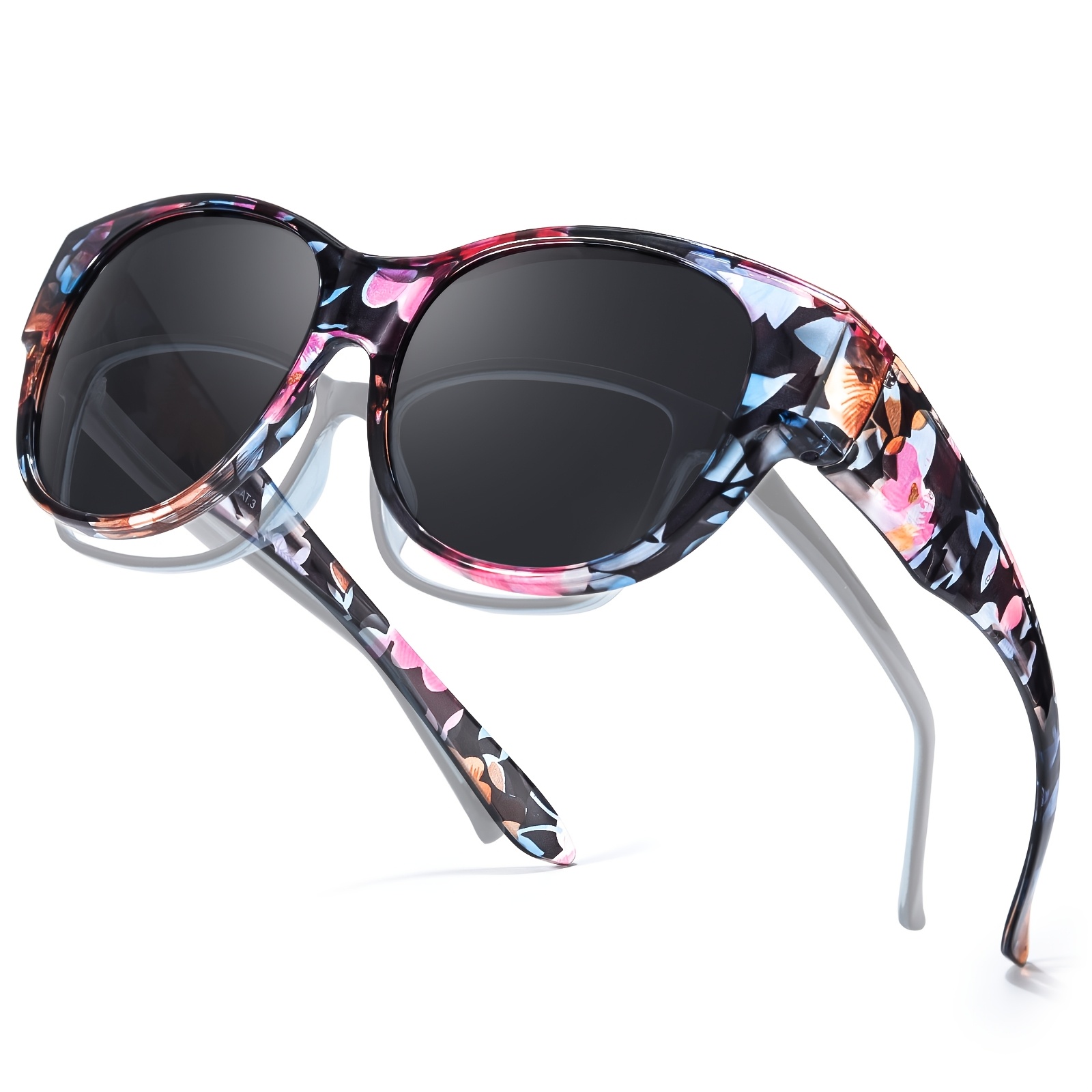 TEMU Design Of Unique Women's Glasses Featuring Large Lenses And, Ideal For Driving, Parties, Everyday Use, Photography Props, And Holiday Presents