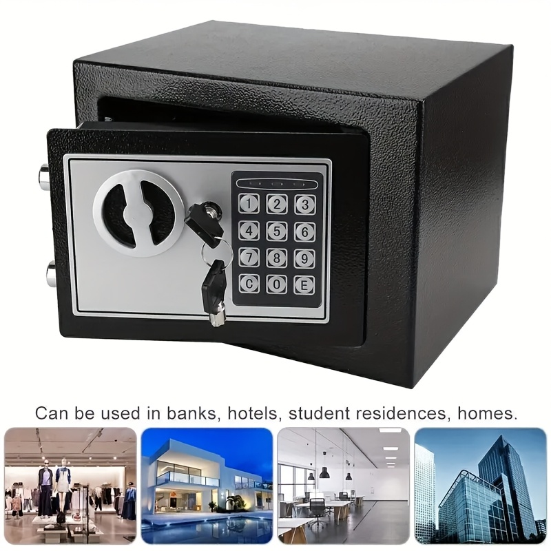 

Safe Box With Fire Resistant, Box Waterproof For Home With Fireproof Hidden, Security Keys, With Induction