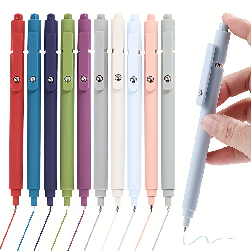 

Colored Pen 0.5mm Low Ball Student Office Brush Color Refill Ballpoint Pen Pen