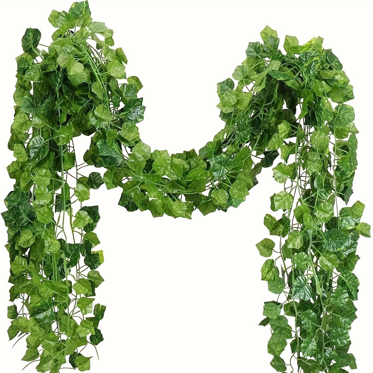

12 Packs, Artificial Ivy Greenery Garland, Fake Vines Hanging Plants Backdrop For Room Bedroom Wall Decor, Green Leaves For Jungle Theme Party Wedding Decoration