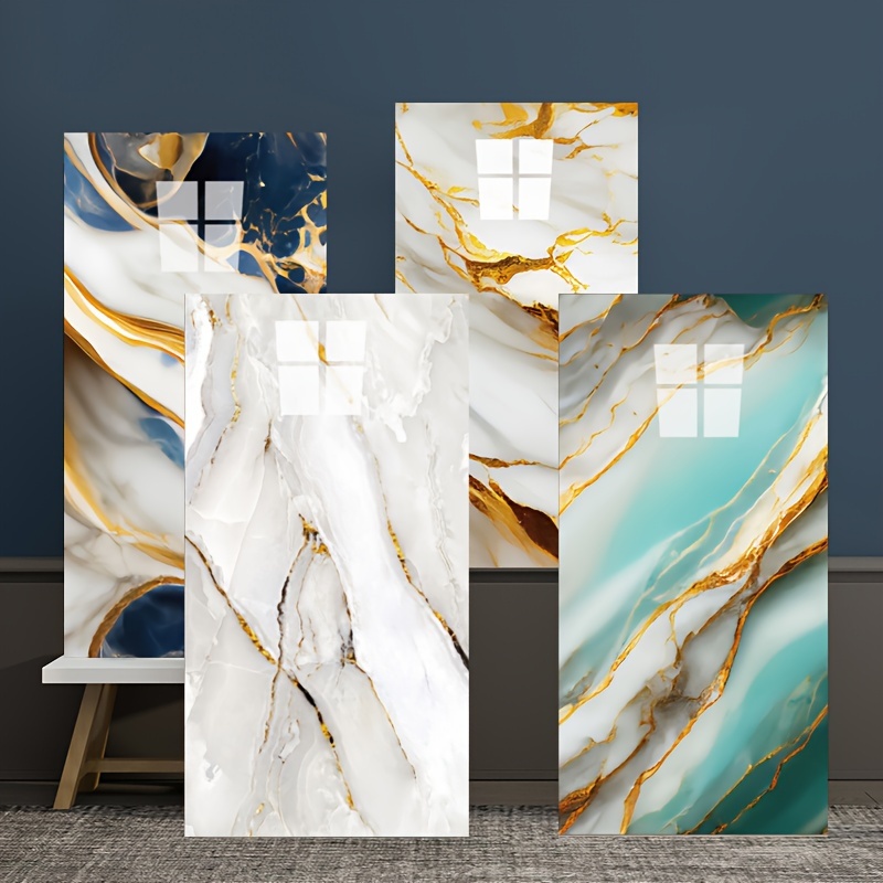 

10- Marble Pattern Wall Panels, Pvc Soft Padded Panels, Self-adhesive Waterproof Vinyl Wall Tiles, -avoidance Cushion Wall Backdrops For Kitchen, Bathroom, Dining Decor - " X 23.62