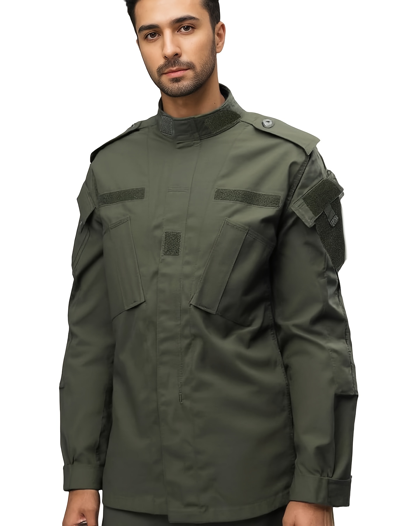 combinaison travail militaire verte acu hommes chemise Temu Canada