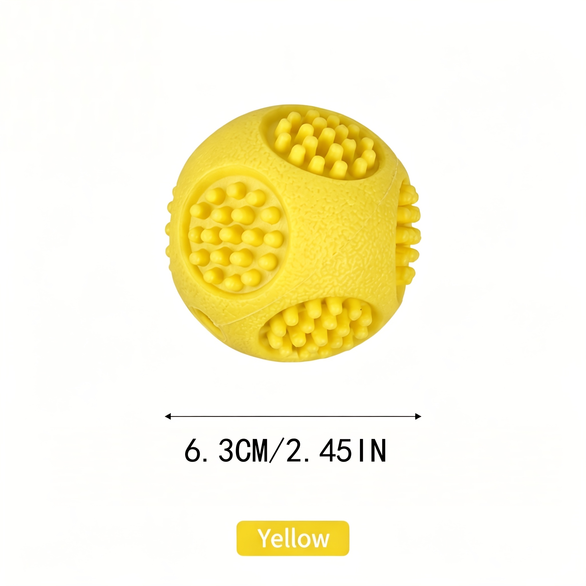 TEMU New Interactive Squeaky Ball Toy For Cats And Dogs, Self-entertainment Boredom Relief Toy For Puppies, Large Dogs, And Kittens, With Sound For