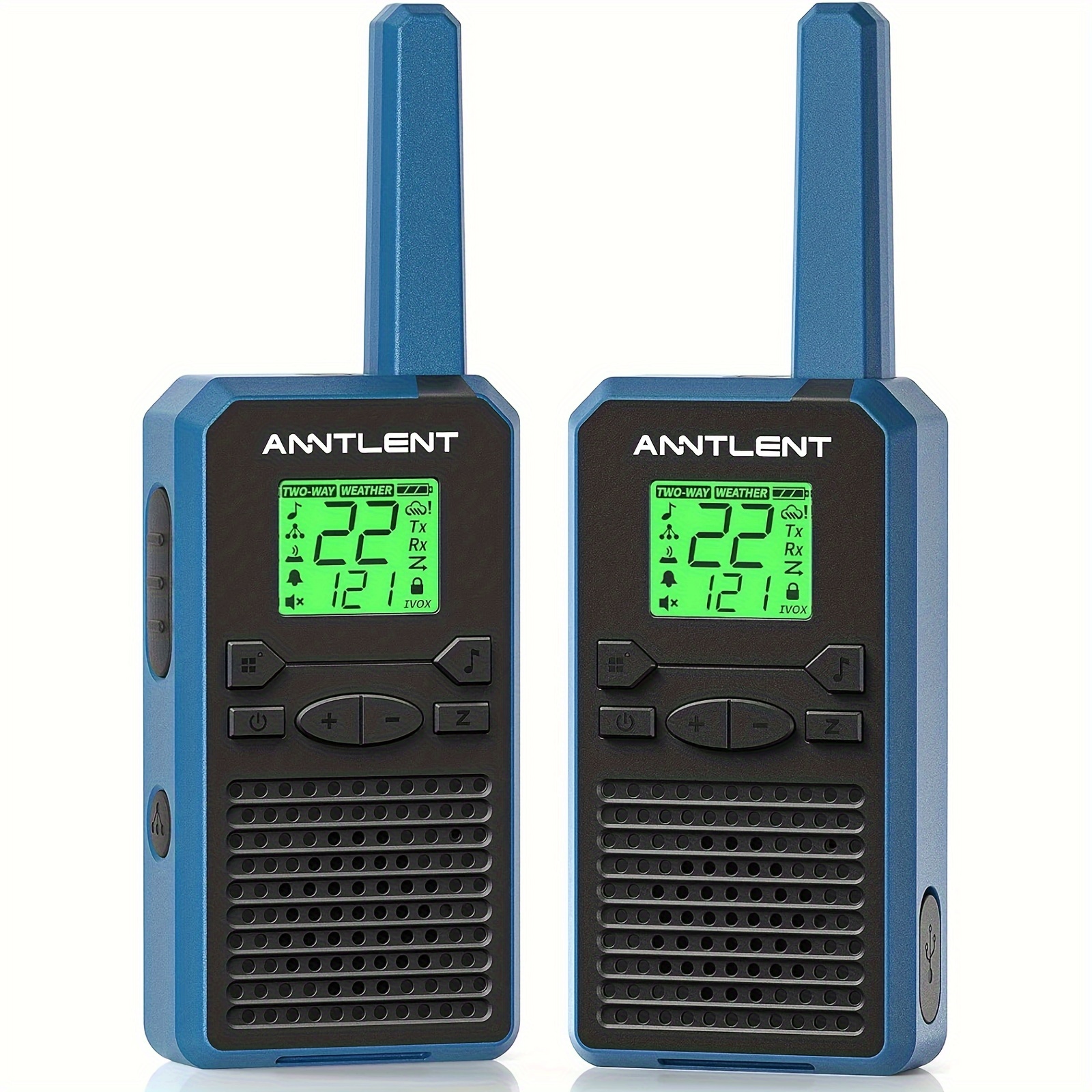 

Long Range For Adults | Rechargeable Two-way Radios With 1500mah Large Capacity Battery And Earpiece | 22 Channels And 121 Privacy Codes