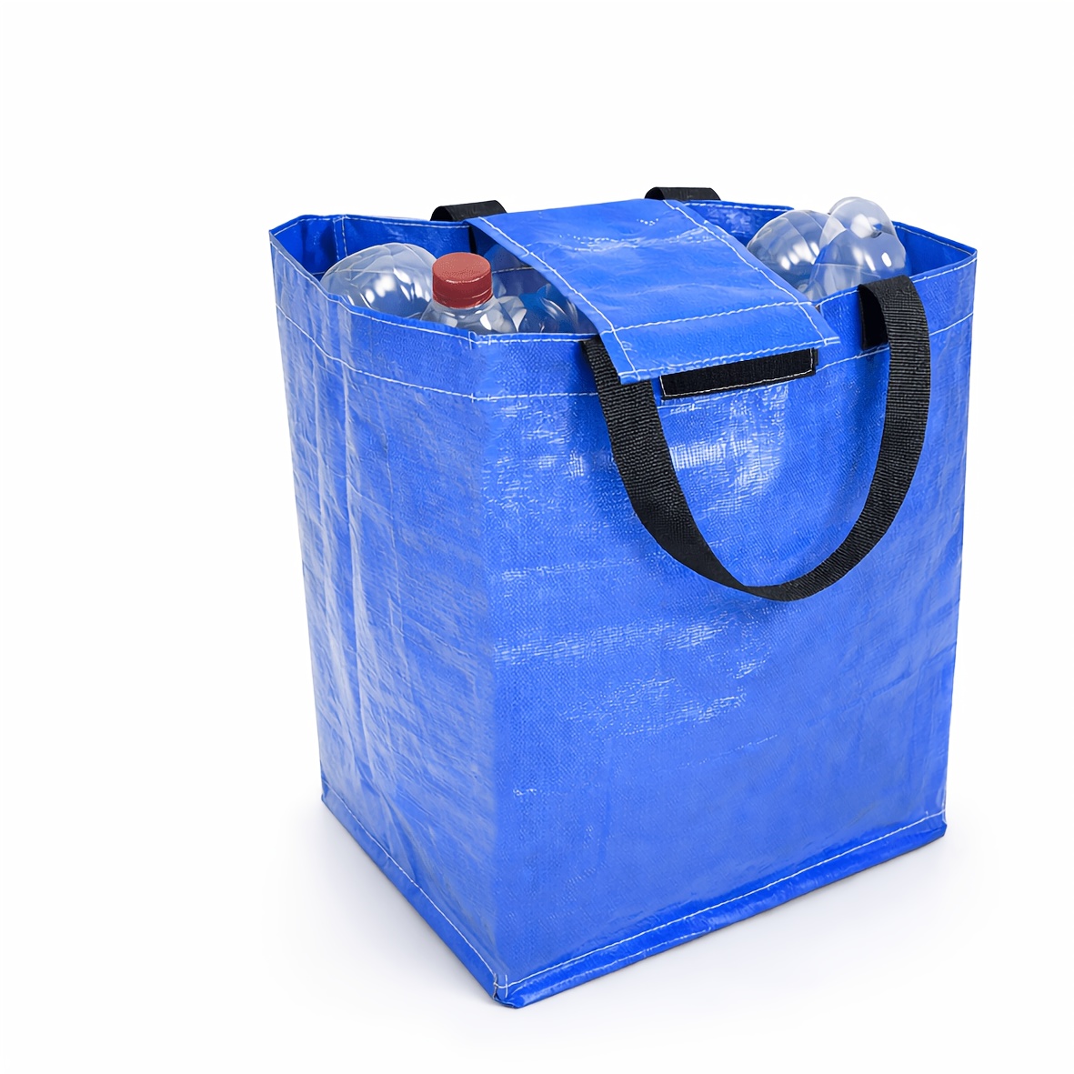 TEMU Sac de de 47 litres avec supérieur et poignées - Sangle de protection - Tissu laminé facile à nettoyer - QUALITÉ PREMIUM - Tissu PP tissé