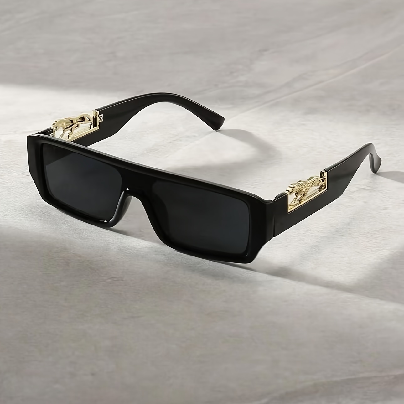 1 pair womens pc retro small frame square conjoined lens  display picture 3