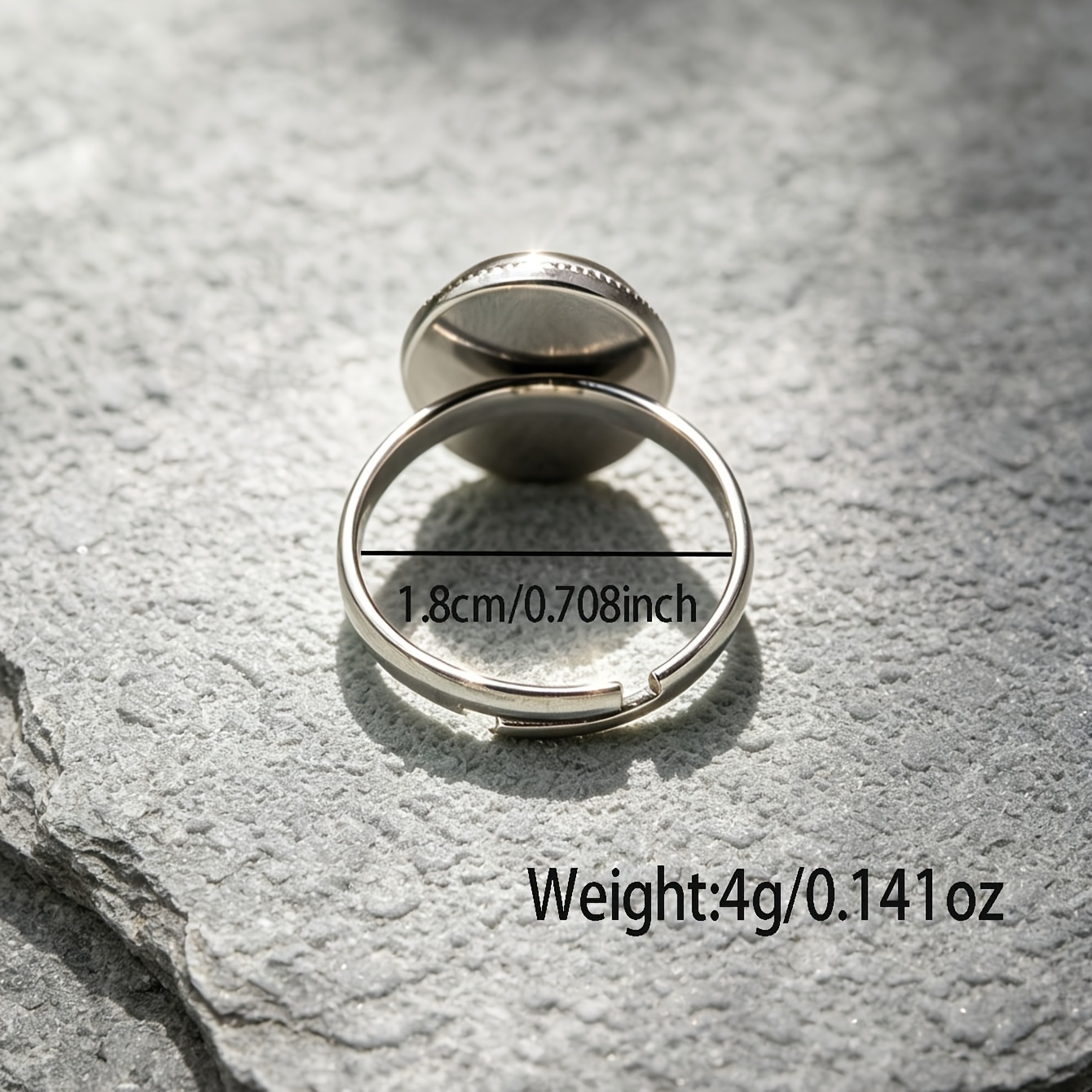Elegant Snowflake Pattern Open Ring for Men and Women