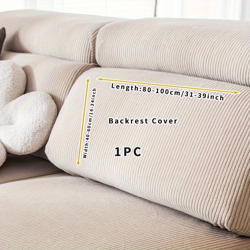 1pc Elastic Stretch Band Sofa Cover, Stretch Sofa Cover, Stretchable Sofa Cover, Cover, , Dog-friendly, Cover Home Decor