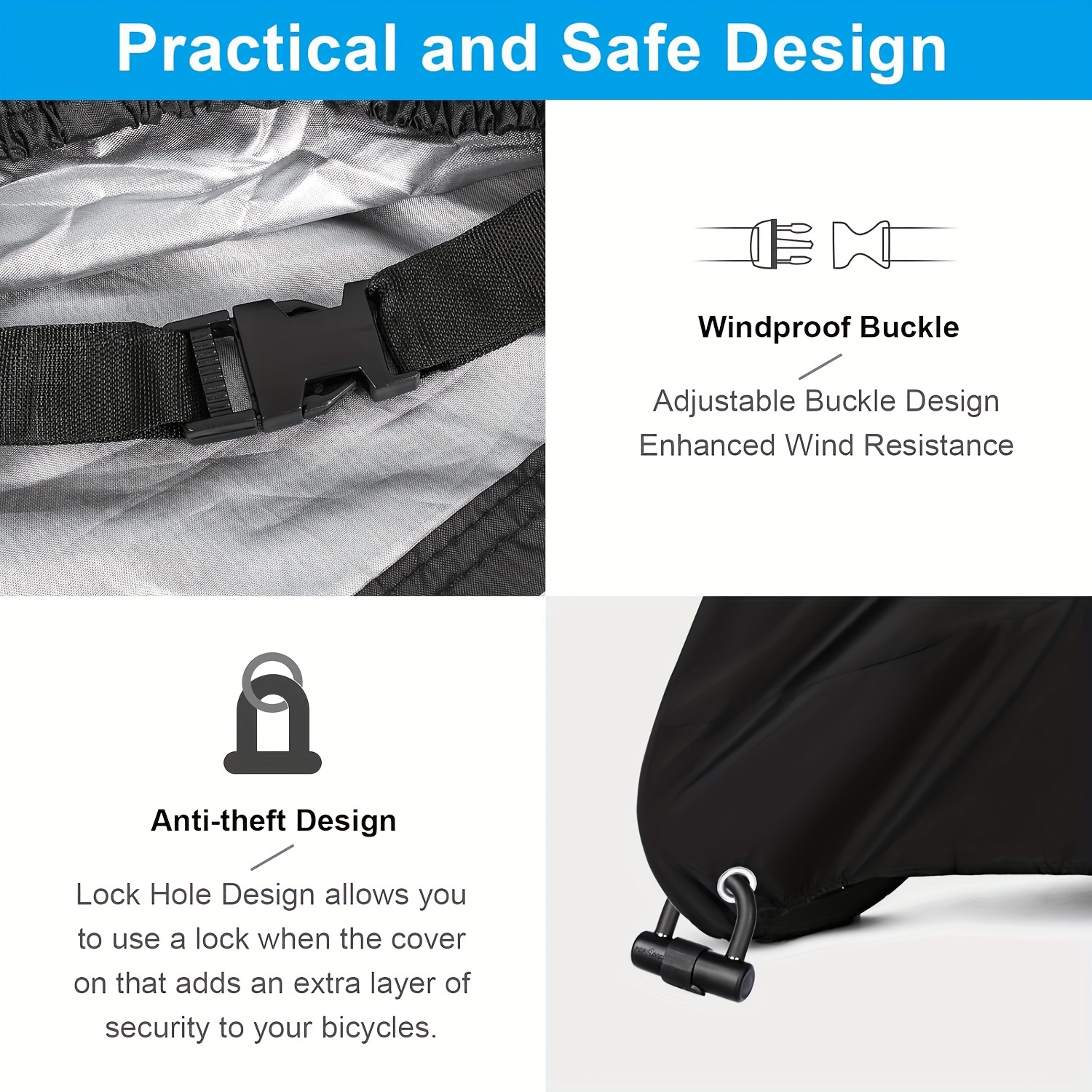 copertura bici foro protezione resistente sole e Temu Germany