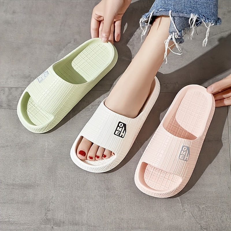 Sandalias EVA para Mujer Zapatillas de Casa Antideslizantes con Acolchado  y Cómodas en Todo (Colores Pastel: V