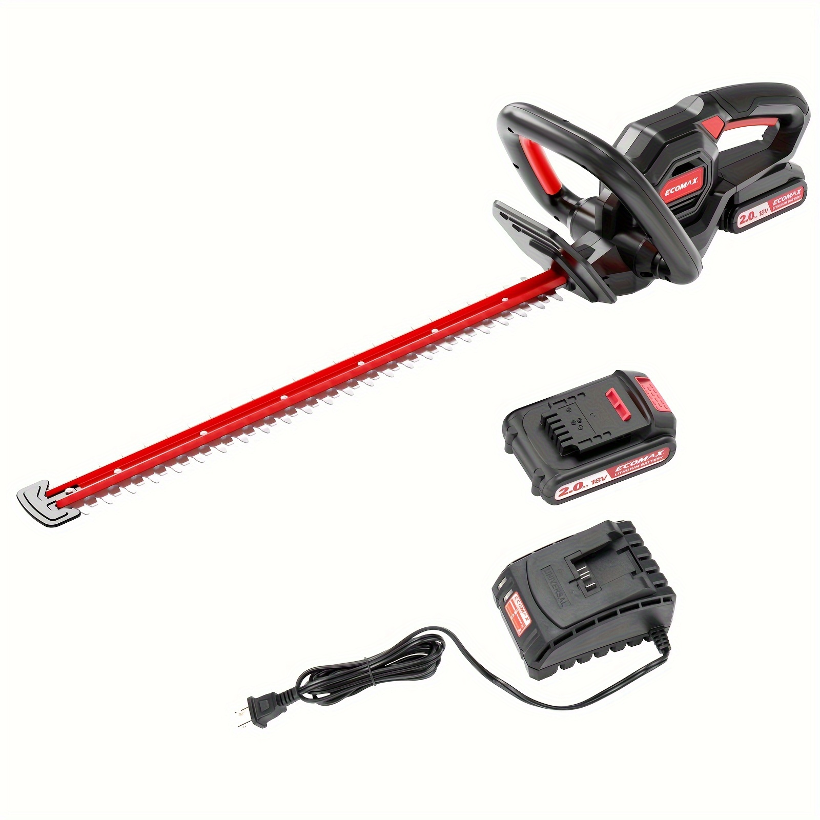 

18v 22-inch Cordless Hedge Trimmer, Ideal For Pruning In , Garden, Hedge Trimmer With 2.0ah Battery & Charger, Elg06