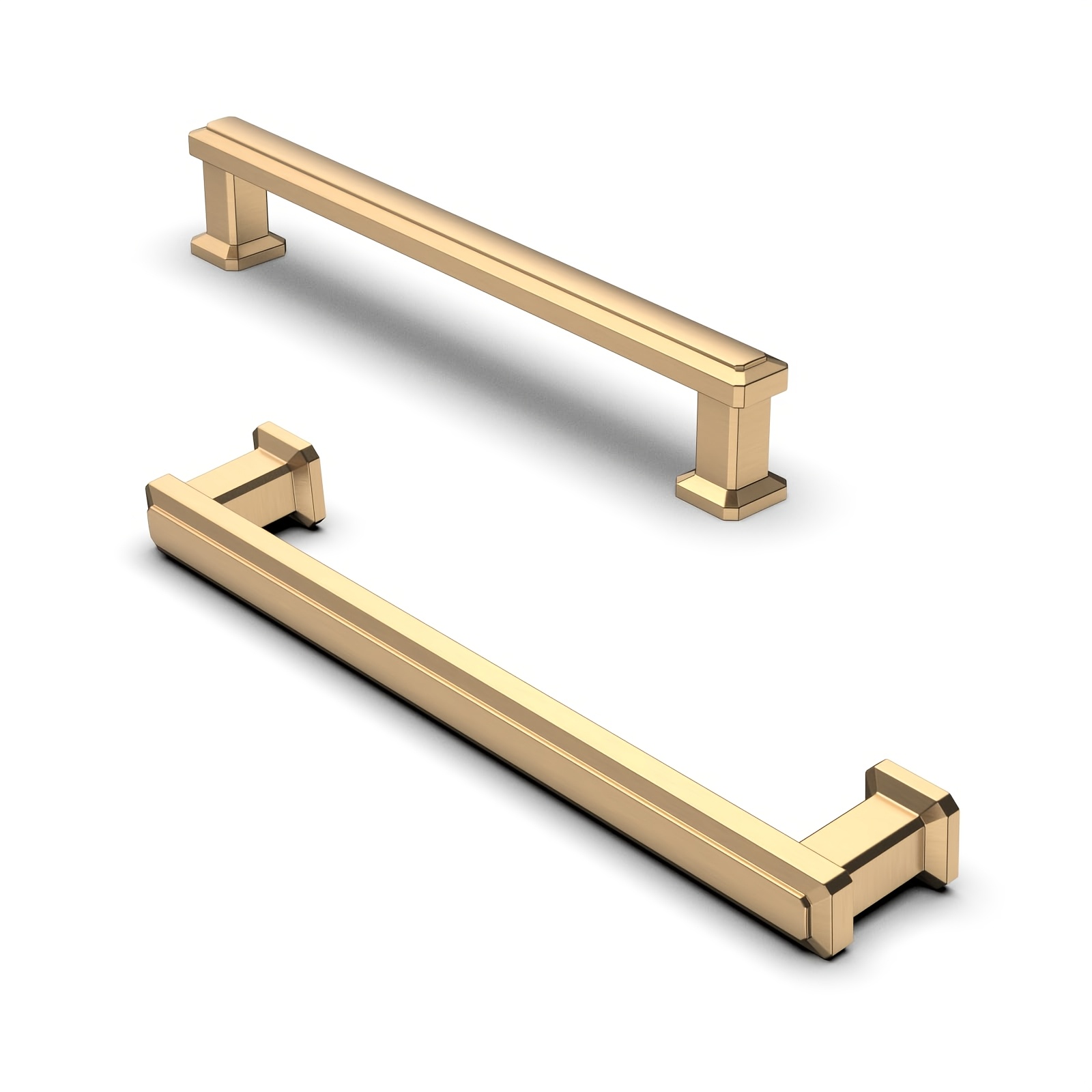TEMU Flita 2pcs Cabinet Handles, Furniture Handles, 96/128/192mm Hole , , Kitchen Handles, Drawer Handles, Alloy Furniture Handles For Kitchen