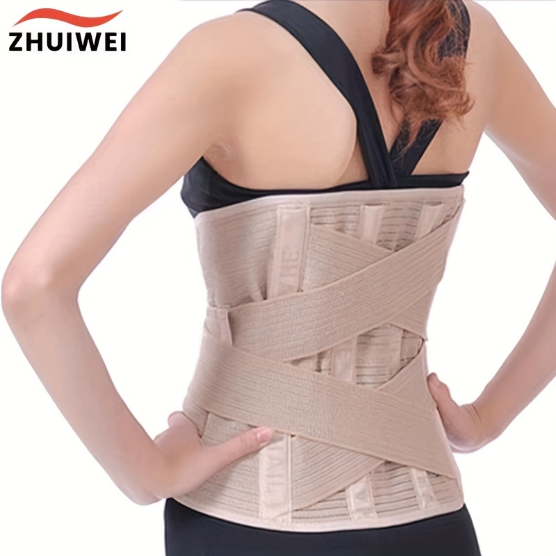 lumbar support back brace abdominal binder lower waist Temu Canada