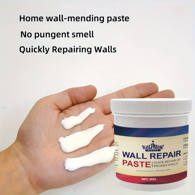 4 Cremas Impermeables Para Reparación De Paredes, Crema Blanca Para Masilla Doméstica, Reparación De Paredes Para Grietas Y Desprendimientos | Leroy Merlin
