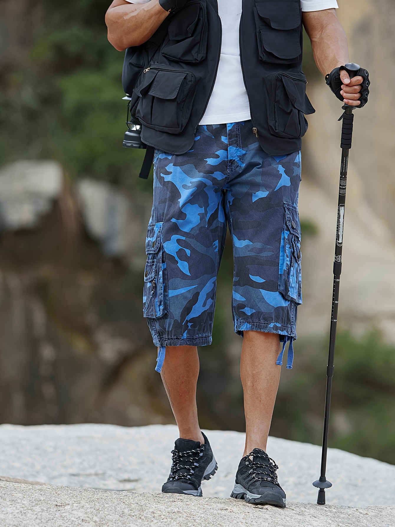 pantaloncini cargo mimetici multitasche Temu Italy