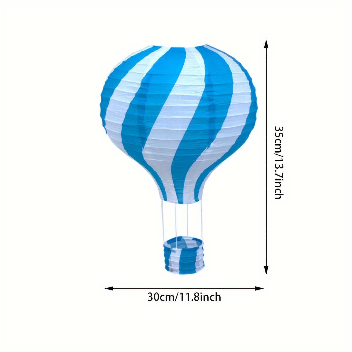1pc Handcrafted Hot Air Balloon Lantern Hanging Ornament Wedding Bar Mall Kindergarten Decoration Paper Lantern