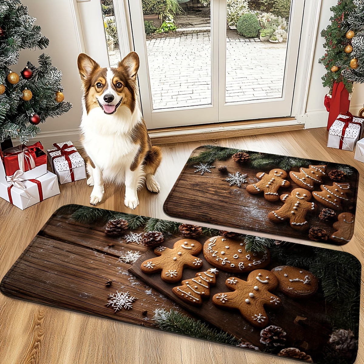 

Christmas Doormat - , Stain-, Washable Rug For Home & Kitchen Entrances -