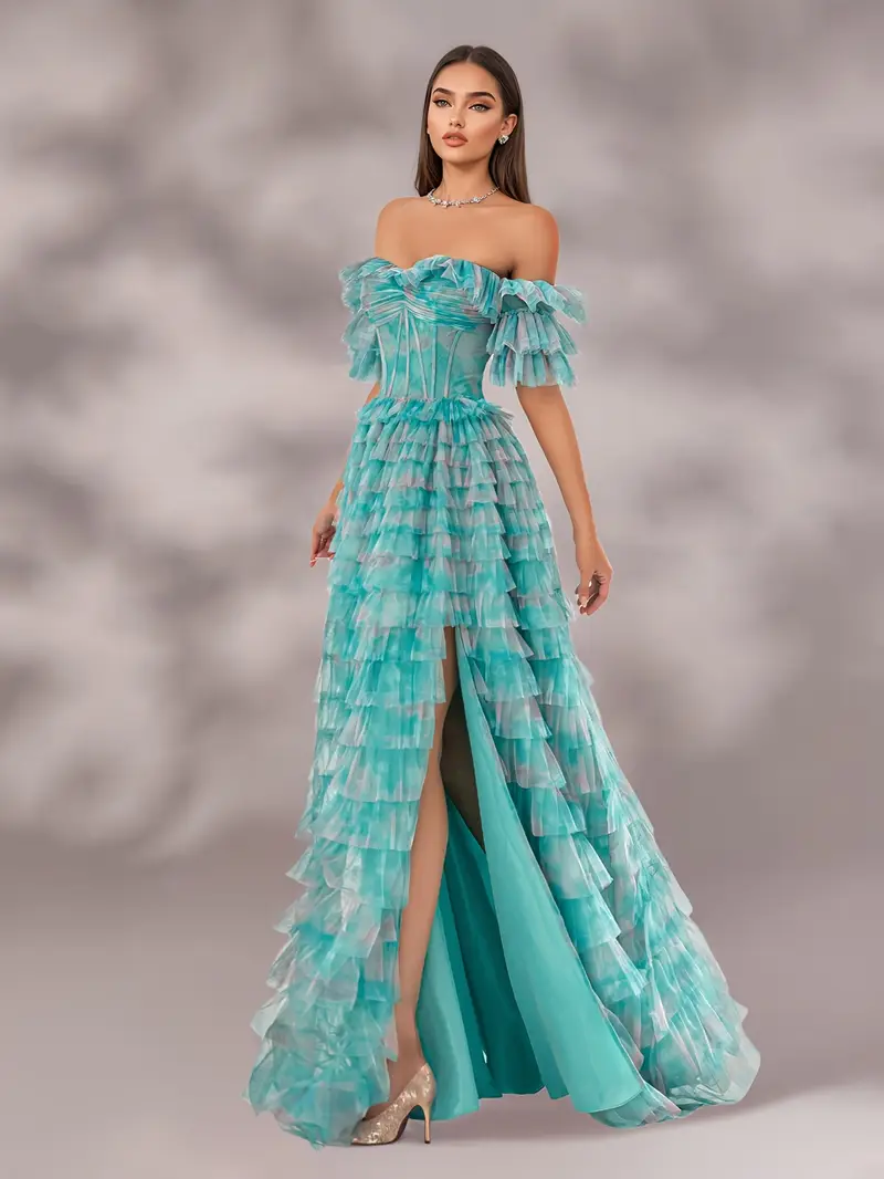 off the shoulder floral high low dress Stealing Sunshine Floral Hi-lo Dress