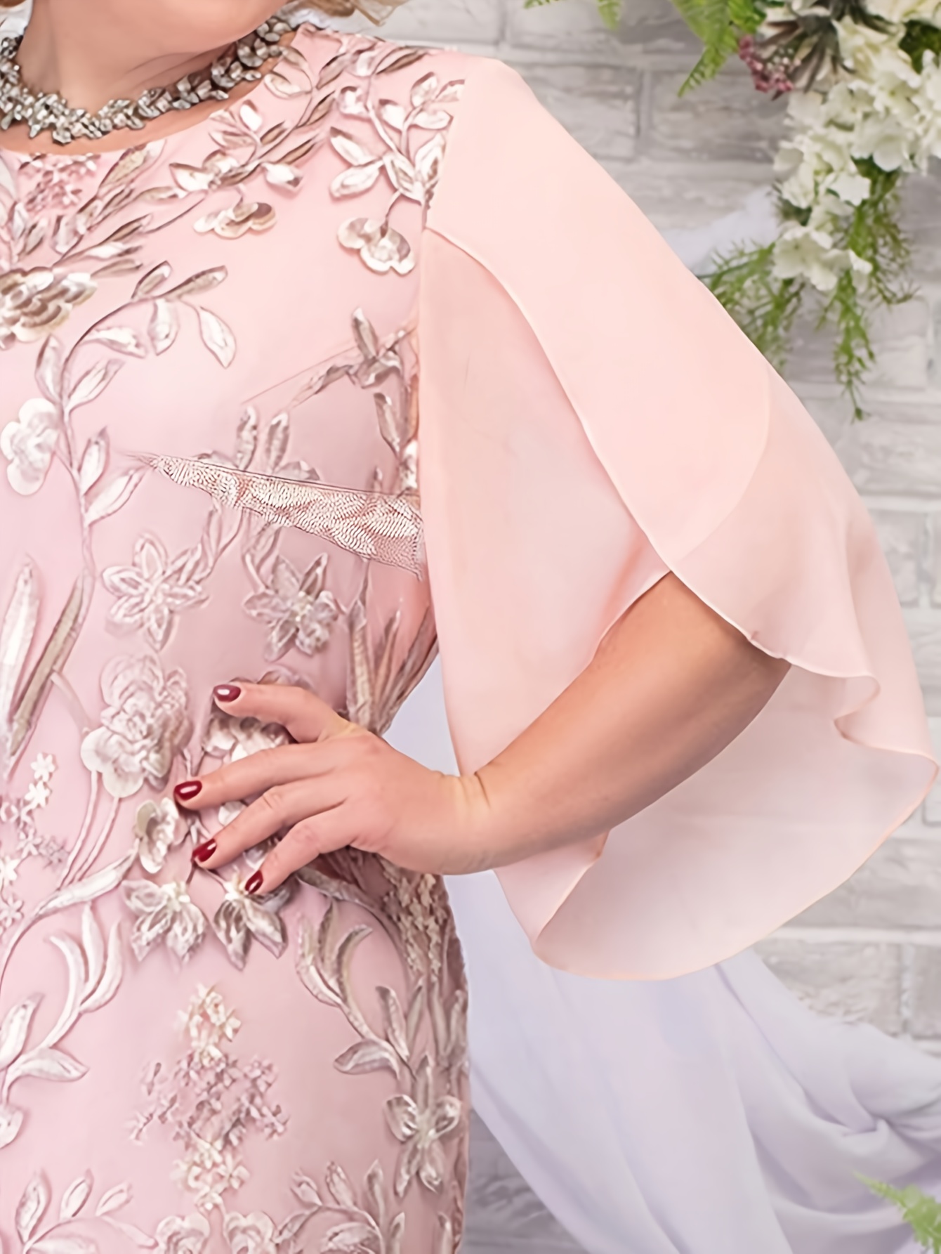 plus size plus size a casual wedding dress a large round