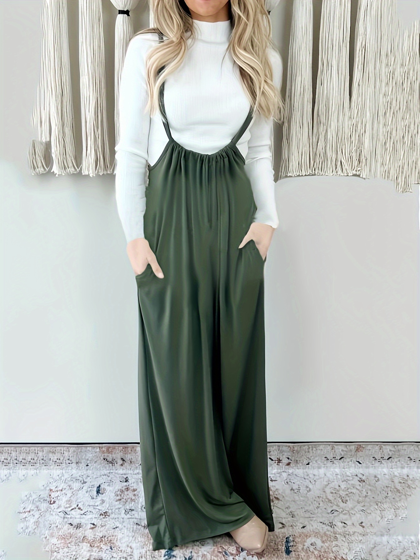 美品 シュスー Trousers Dress with Suspender T242060_Kinsley-Modern Stretch Crepe Pencil Pant Jumpsuit