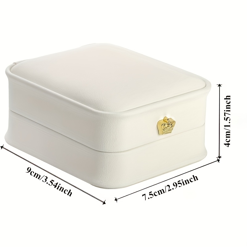 4pcs Set Customizable White Pendant Necklace Boxes