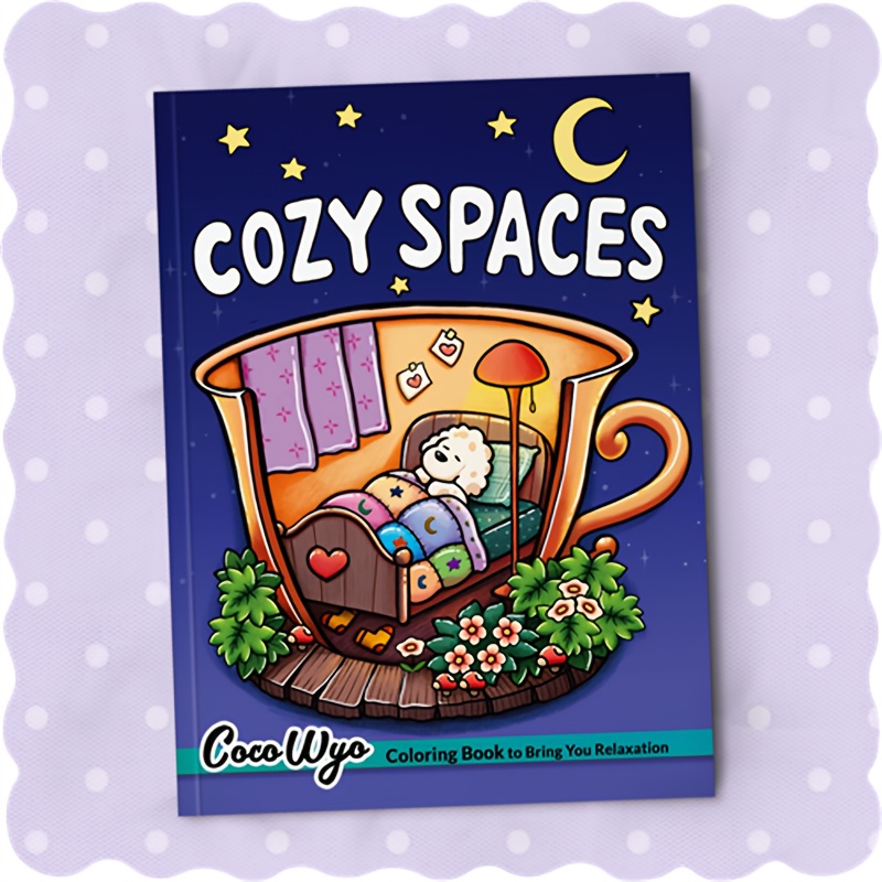 

Cozy Coloring Book By Cocowy - & Creative Adult Coloring With Cozy Nighttime Theme | Ideal Gift For Teens & Adults For Holidays, Valentine's, Christmas & Birthdays, Coloring Books For Adults