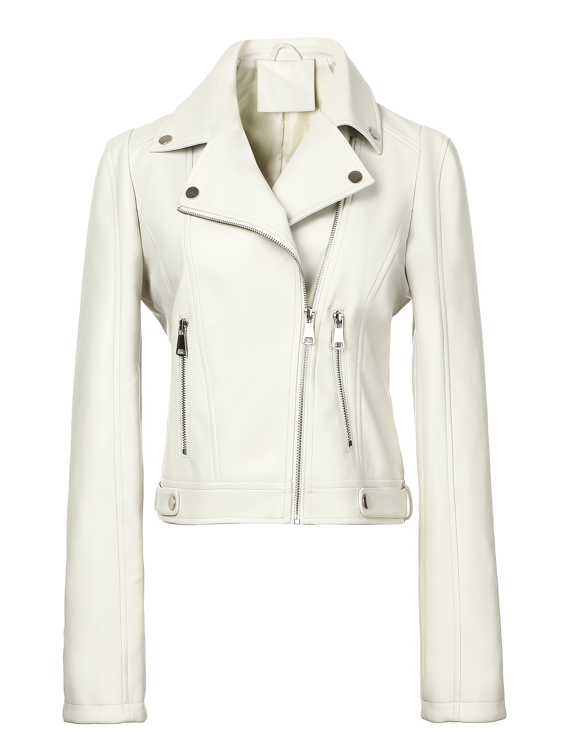 chaqueta cuero pupu ajustada mujer talla chaqueta Temu Uruguay