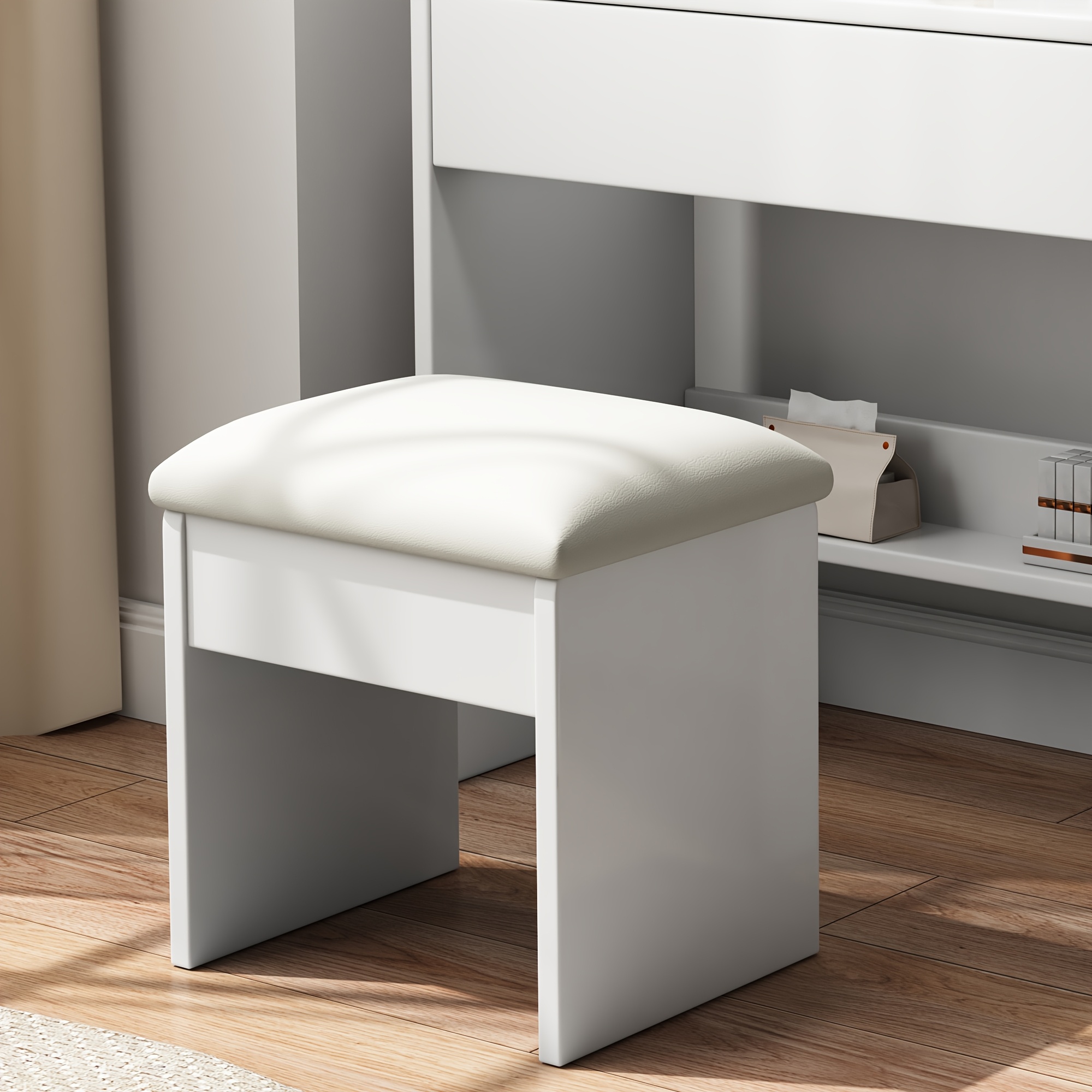 small space essentials 24 white sophisticated dressing table Temu