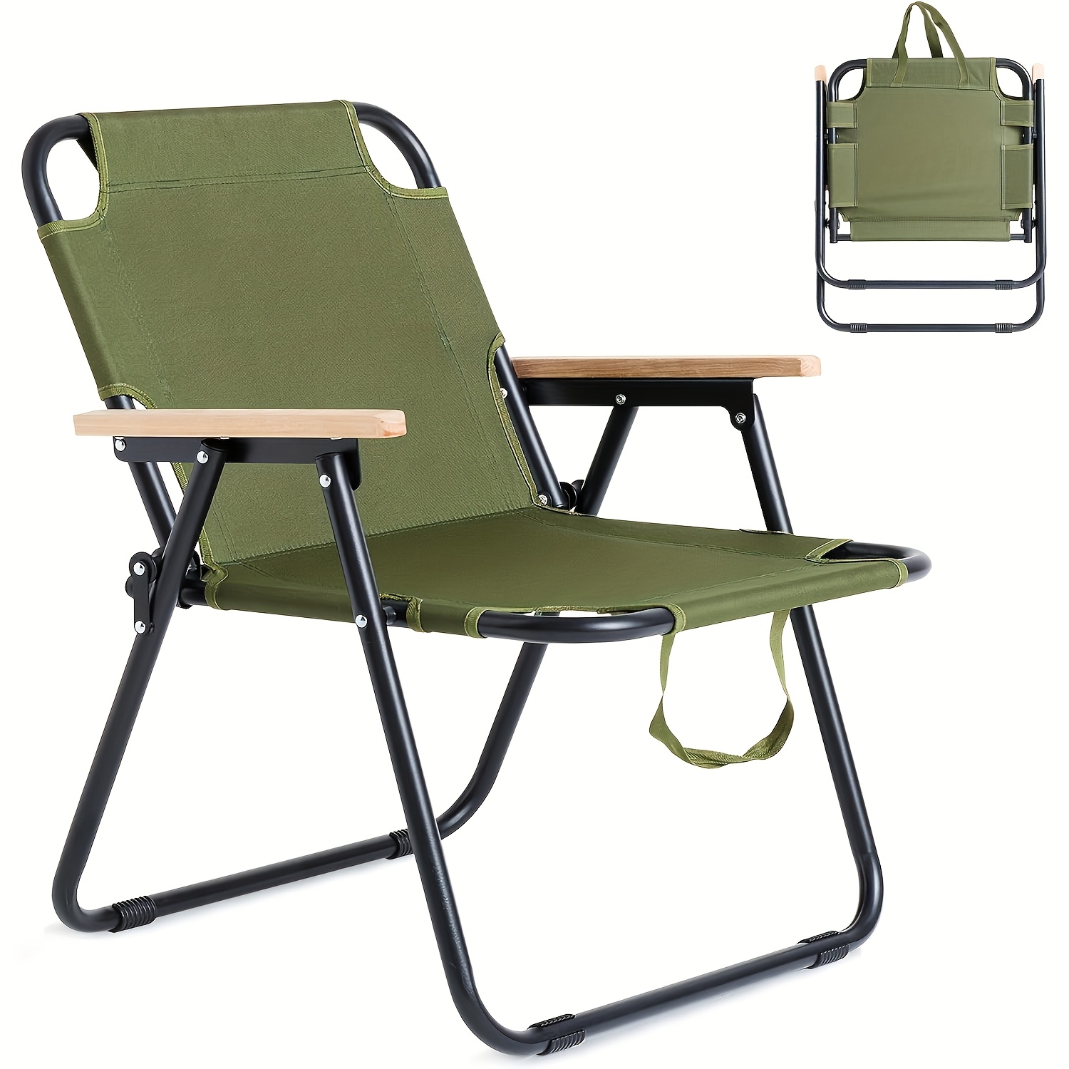 Folding Chair Camping Chair Folding Chair Fishing Chair Foldable Up To 120kg Loadable Classic Garden Chair For Garden & Camping - Camping Chair Foldable