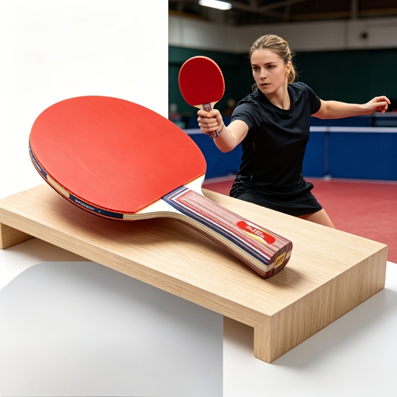 DEFEEAT 8142   Pong Paddle Set with Portable Storage Bag; Stable and   for Ball Control; Suitable for School   Classes, Training, Competitions, Family  , and   Pong Enthusiasts