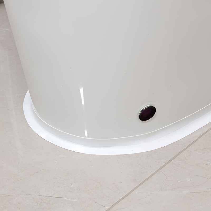 

Bath & Kitchen Caulk Tape Sealant Strip, Pvc Self Adhesive Tub And Wall Sealing Tape Caulk Sealer, Caulk Strip, Caulk Tape, Toilet Sticker, Sealant Tape, Shower Tile Sealer Adhesive Sealant. 2pcs