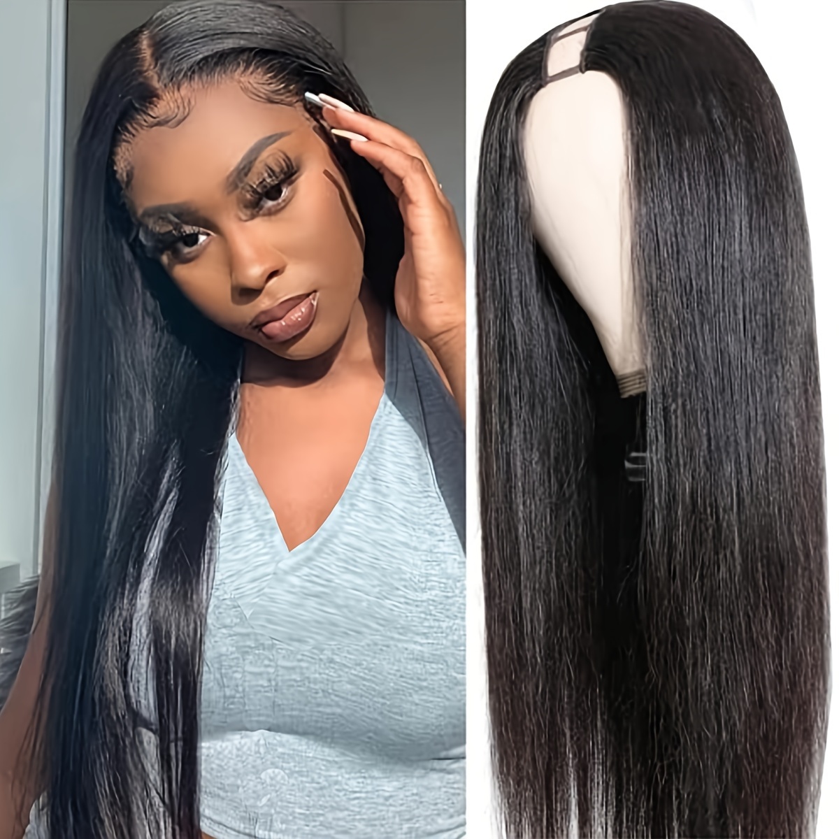 U curve hotsell lace front wig