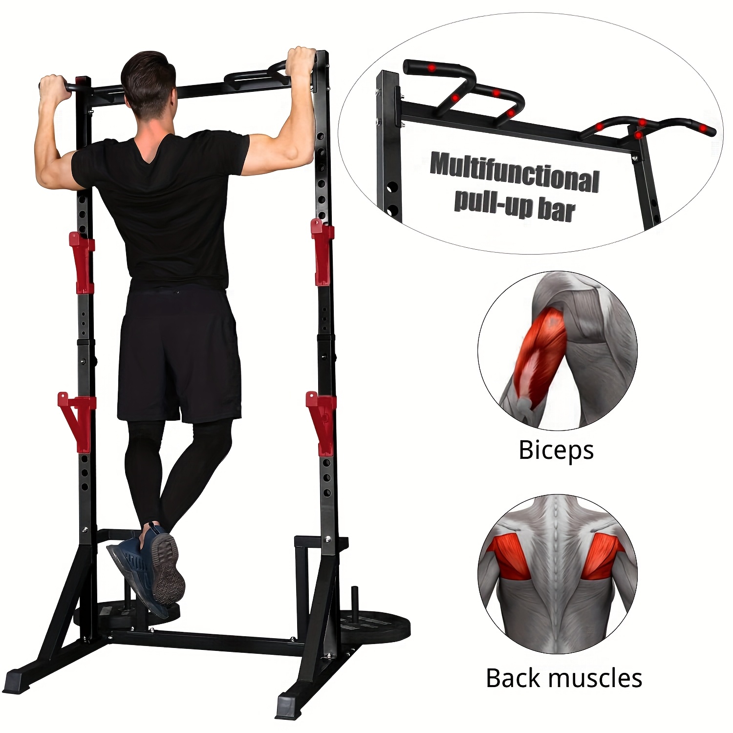 Rack Barra Para Ejercicio Pesas Barra Para Gimnasio Casero Rack