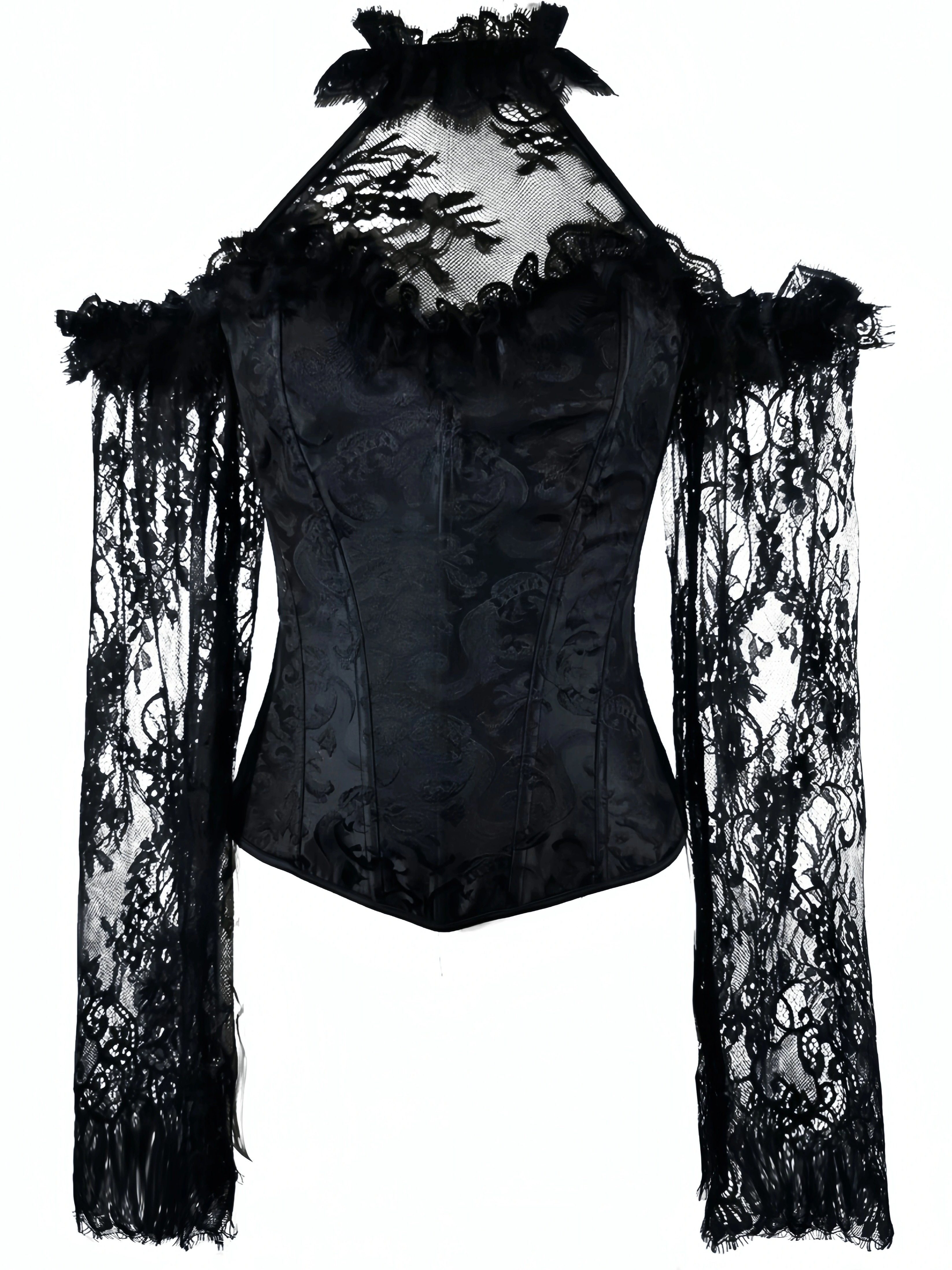 Black lace corset – New Age