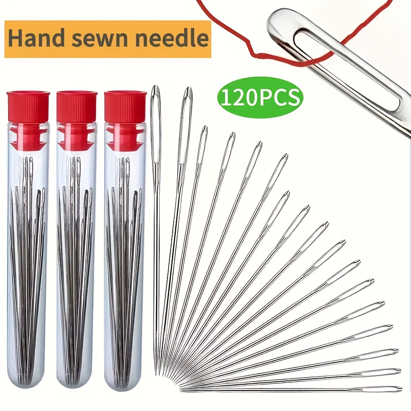 120pcs Random Size Hand Sewing Needle Set