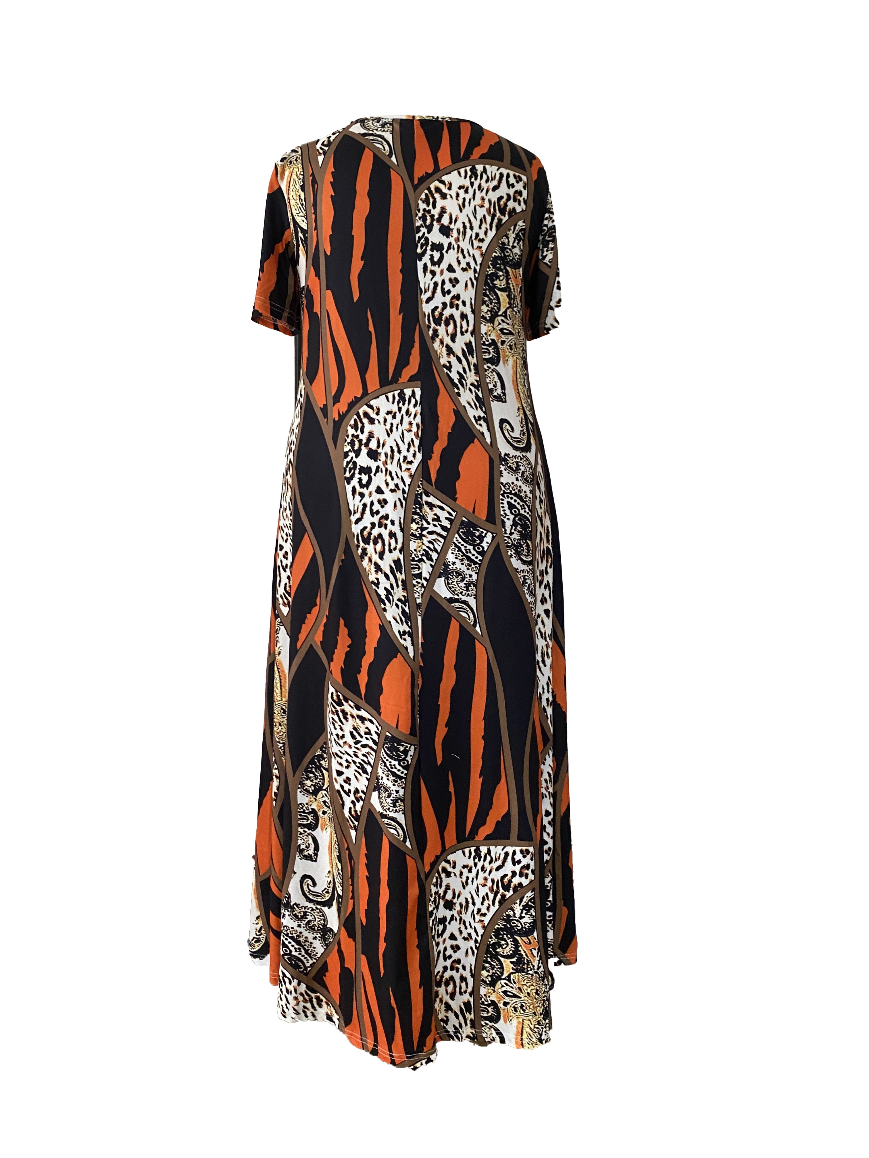 plus size plus size plus size v neck dress women' - Temu