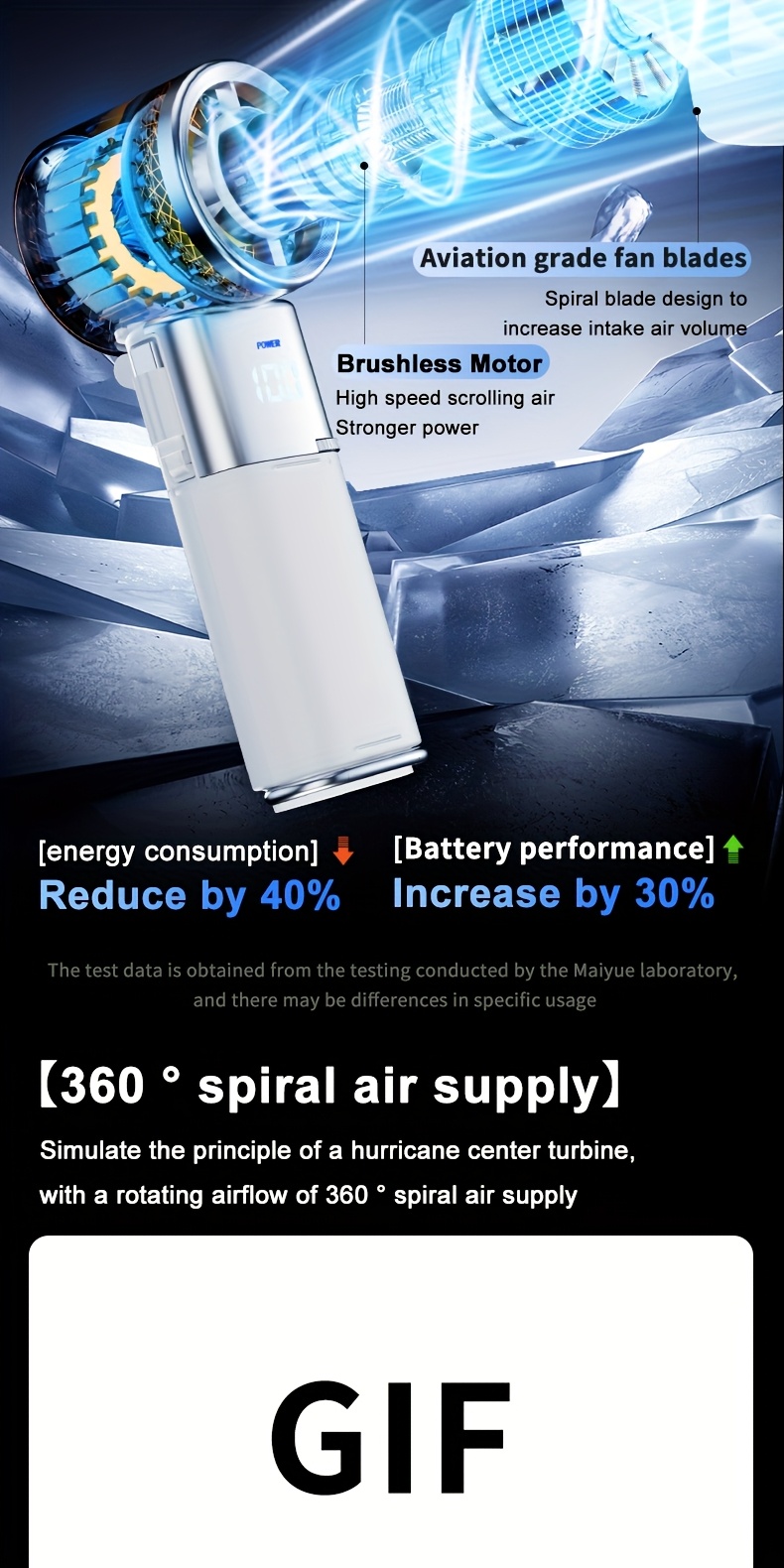Handheld neck fan with a 130-degree adjustable head, built-in cooling pad on the fan surface for rapid temperature reduction, supports up to 10W fast charging via large 6000mAh battery, includes creative retractable lanyard and buckle strap