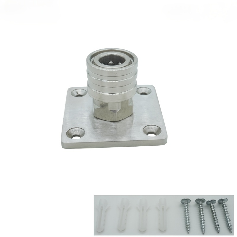 TEMU 1/4 Inch Stainless Gun Holder | Portable Storage Rack For High-pressure Washers, Without Battery