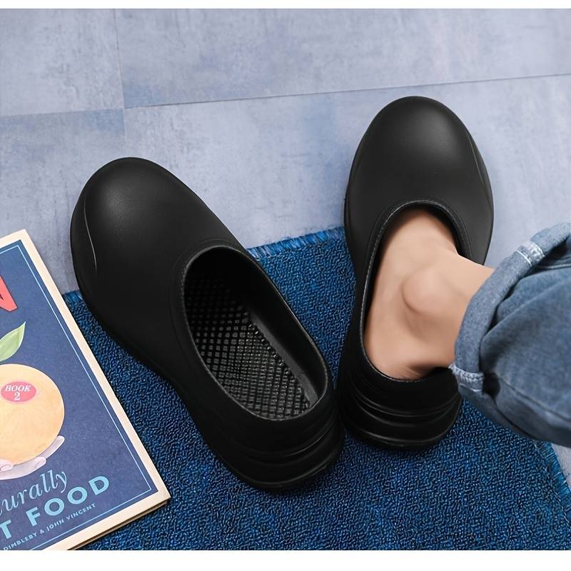 Women's Extra Wide Width Slip On Work Shoes - Slip Resistant & Waterproof For Nurses & Food Service