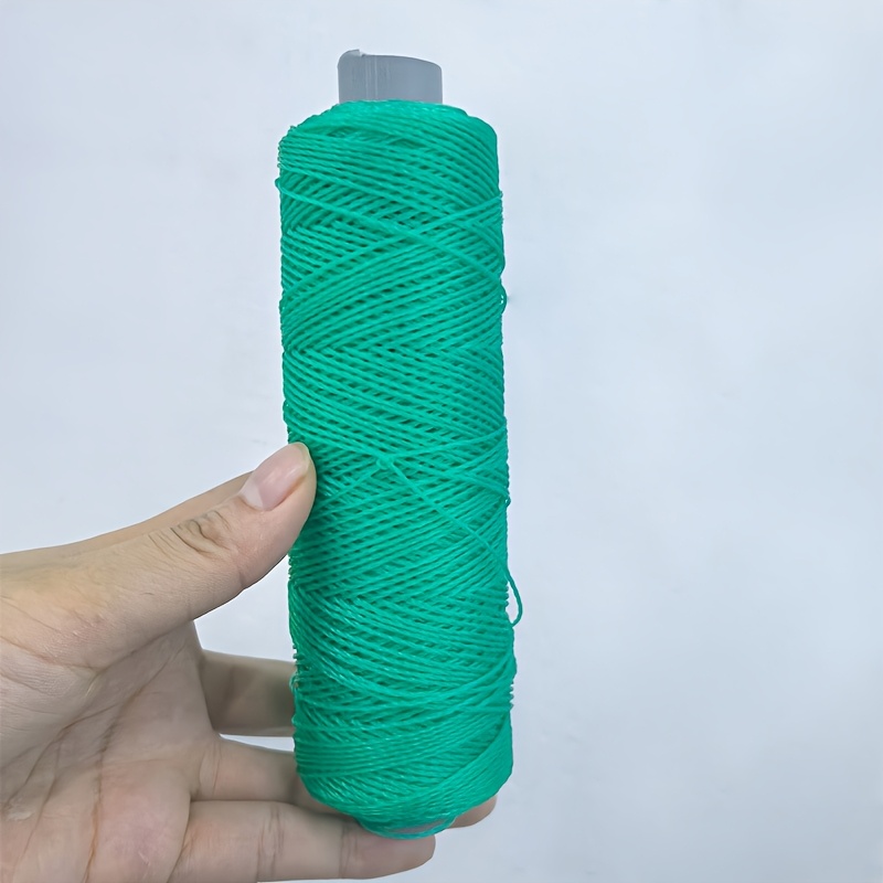 Snur durabil de grădină verde de 200 m - diametru de 1 mm, legare din plastic pentru legume, roșii etc. - ideal pentru sere, paturi de flori, plase de pescuit și activități de grădinărit, rezistență ridicată și ușor de tăiat