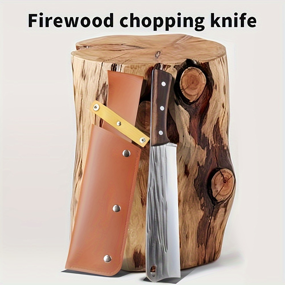 

1pc, Outdoor Firewood Knife, Open Circuit, Wood Cutting, Tree Cutting, Firewood Knife, Sickle Cutting, Manganese Steel Cutting, Grass Cutting, Chain Knife, Garden Agricultural Tool Knife