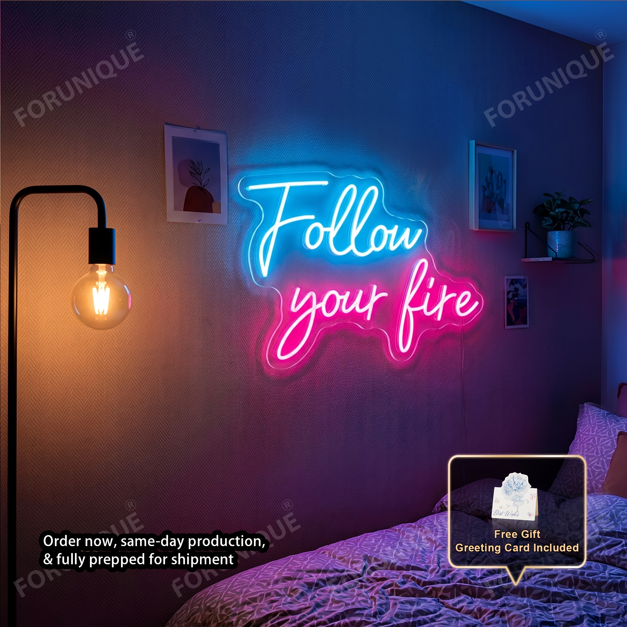 TEMU Personalized Custom Neon Sign, Extra Large Light Up Name Letters, Dimmable Led Neon Wall Light, Mr And Mrs Neon Sign For Wedding Birthday Party