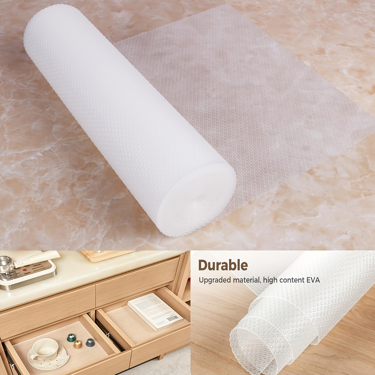 1 rolle transparente punkt anti rutsch schubladenunterlage