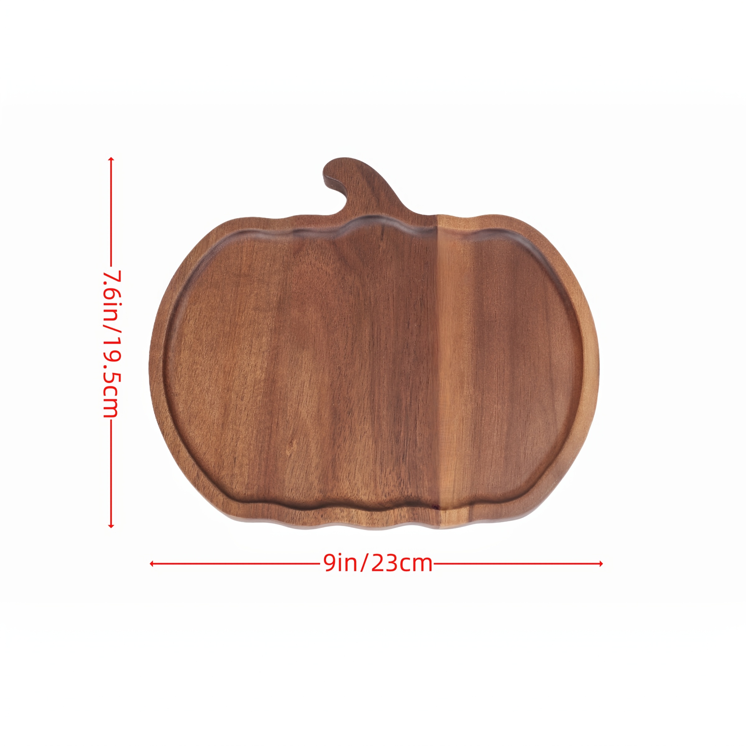 TEMU Plateau 1 pièce - de citrouille, pour plan de travail de cuisine - Convient pour Halloween, Noël, Thanksgiving, la - Plateau en bois de qualité