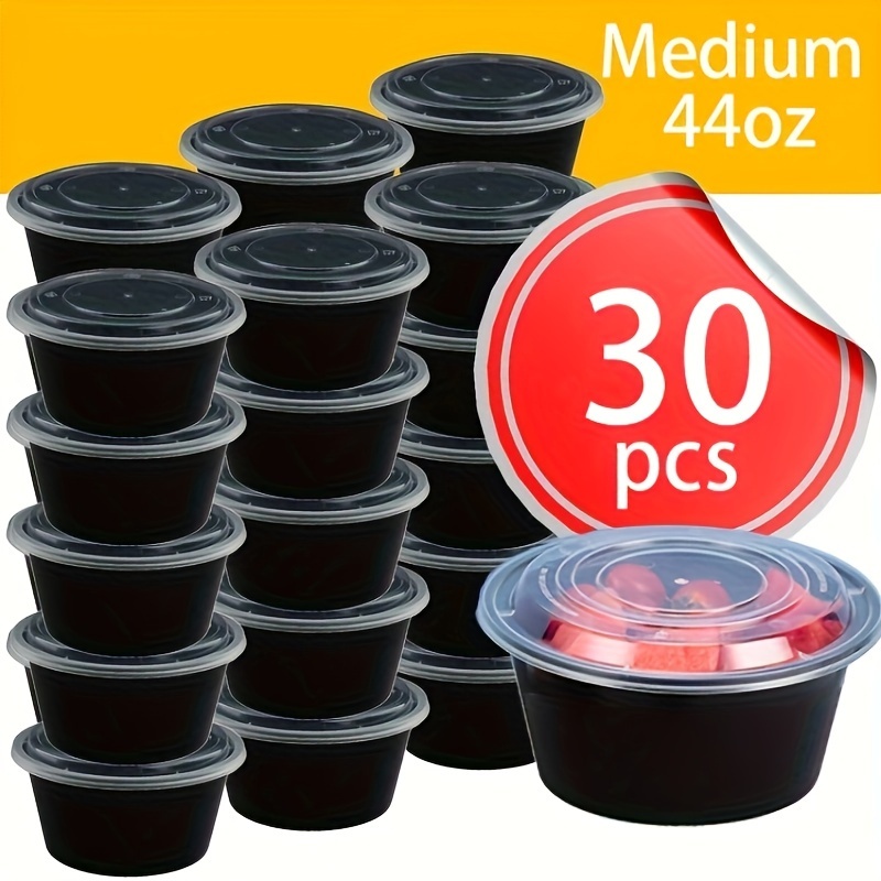 15PCS/30PCS 25ml Small Plastic Sauce Cups Food Storage Containers