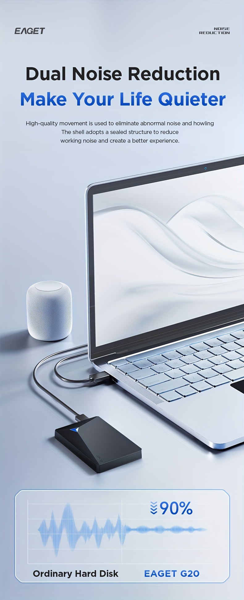 EAGET 500GB Large Storage Portable External Hard Drive, USB 3. 0 Mechanical Hard Drive for PC Laptop PS4 Xbox One Xbox Game/File/Video/Music Storage Expansion Backup 12 EAGET 500GB Large Storage Portable External Hard Drive, USB 3. 0 Mechanical Hard Drive for PC Laptop PS4 Xbox One Xbox Game/File/Video/Music Storage Expansion Backup