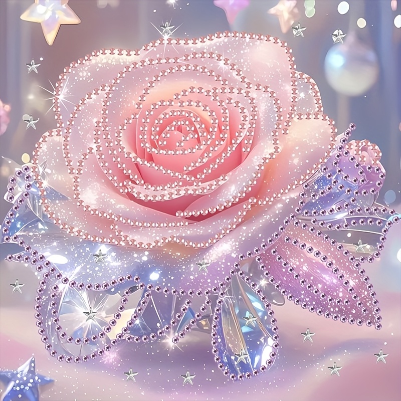 Image of Special Shape Partial Mosaic Handicraft, 5d Crystal Diamond Painting Kit For Beginners, Bedroom Office Living Room Wall Decoration Art